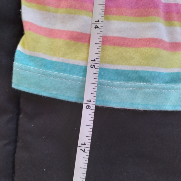 Children's Place Girls Rainbow Tanktop Striped Sleeveless Top Size 5 - Picture 10 of 16